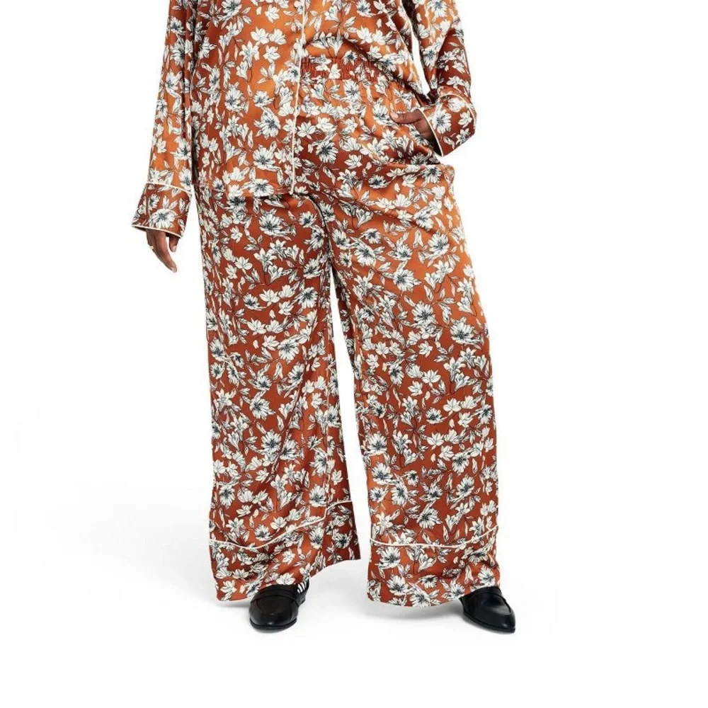 NWOT La Ligne x Target Floral Wide Leg Pants - sz 4X